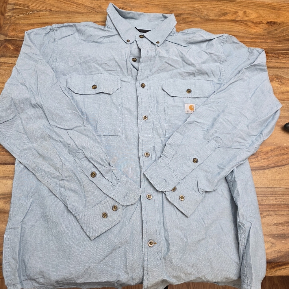 Mens Carhartt Light Blue Shirt